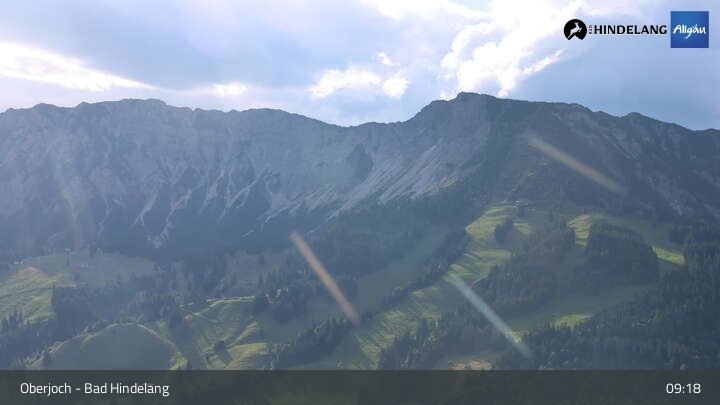 Archiv Foto Webcam Panoramablick von der Bergstation in Oberjoch