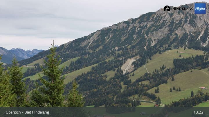 Archiv Foto Webcam Panoramablick von der Bergstation in Oberjoch