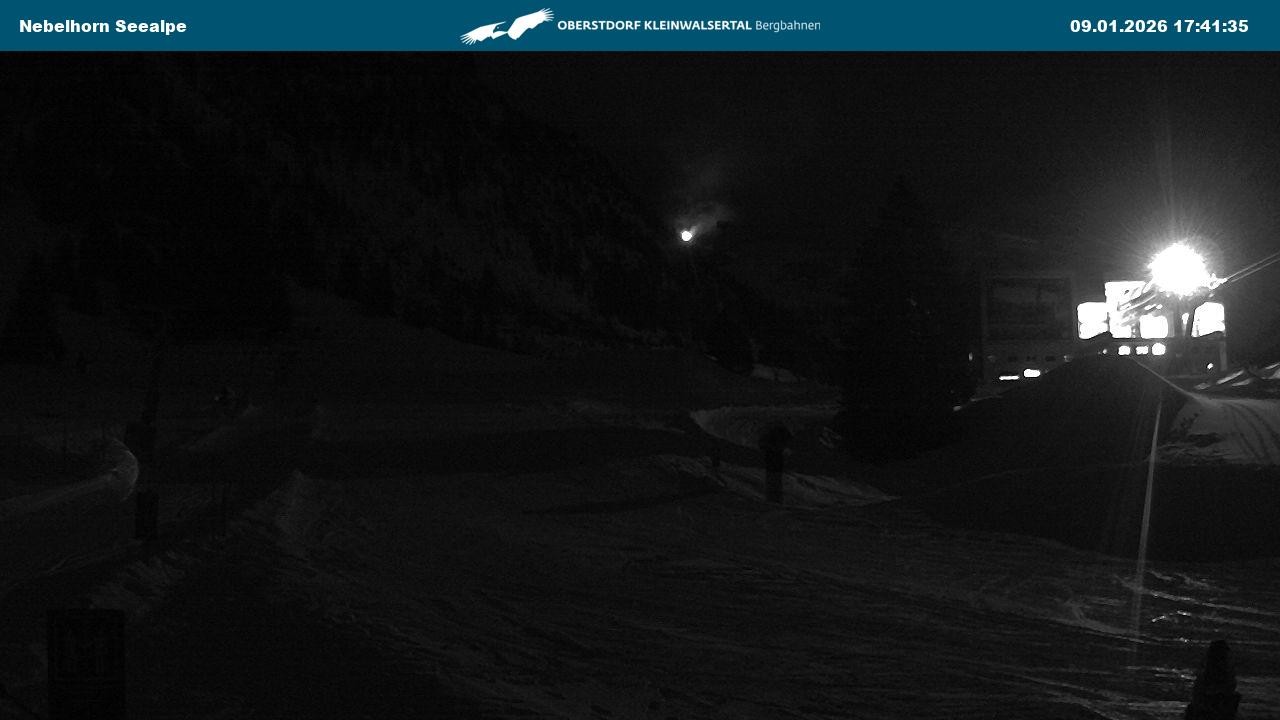 Archiv Foto Webcam Nebelhornbahn Mittelstation