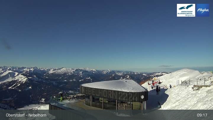 Archiv Foto Webcam 400-Gipfel-Fernblick am Nebelhorn in Oberstdorf