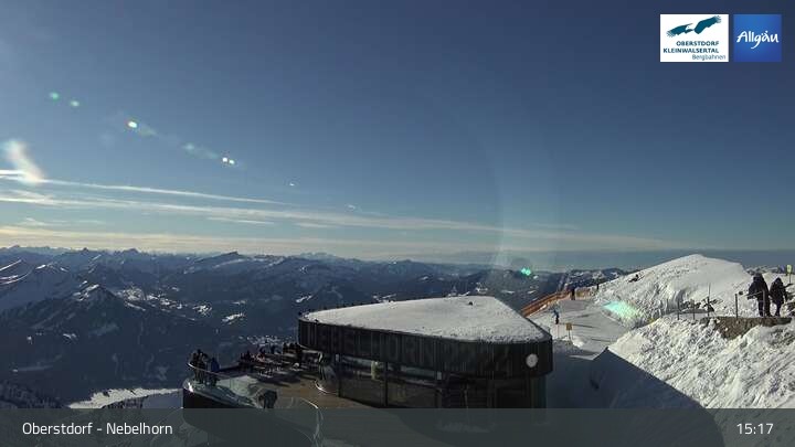 Archiv Foto Webcam 400-Gipfel-Fernblick am Nebelhorn in Oberstdorf