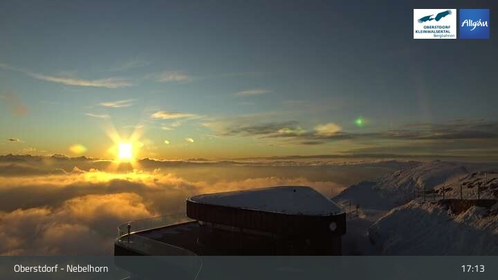 Archiv Foto Webcam 400-Gipfel-Fernblick am Nebelhorn in Oberstdorf