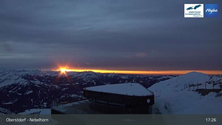 Archiv Foto Webcam 400-Gipfel-Fernblick am Nebelhorn in Oberstdorf