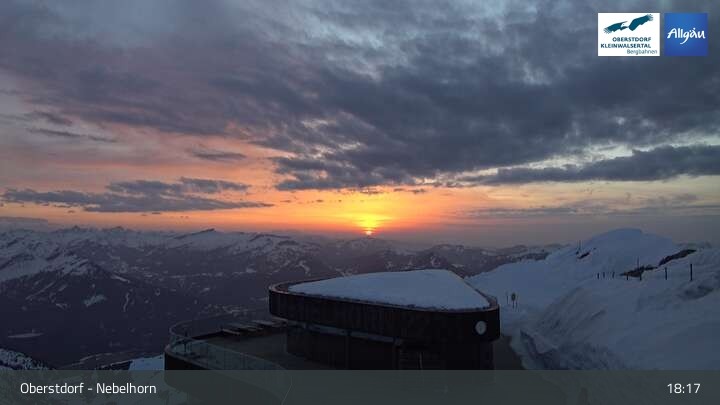 Archiv Foto Webcam 400-Gipfel-Fernblick am Nebelhorn in Oberstdorf
