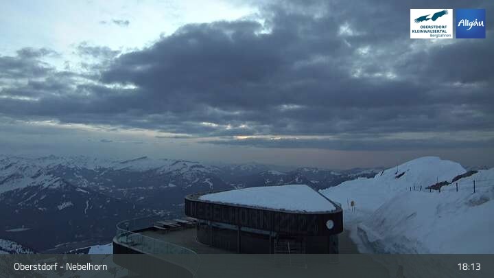 Archiv Foto Webcam 400-Gipfel-Fernblick am Nebelhorn in Oberstdorf