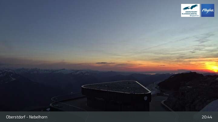 Archiv Foto Webcam 400-Gipfel-Fernblick am Nebelhorn in Oberstdorf