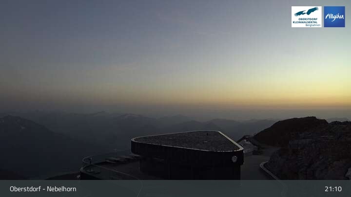 Archived image Webcam View from Nebelhorn in Oberstdorf