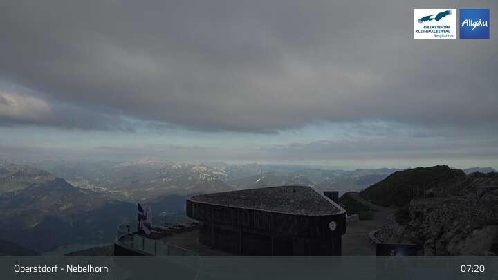 Archiv Foto Webcam 400-Gipfel-Fernblick am Nebelhorn in Oberstdorf