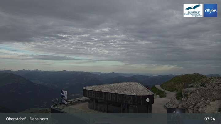 Archiv Foto Webcam 400-Gipfel-Fernblick am Nebelhorn in Oberstdorf