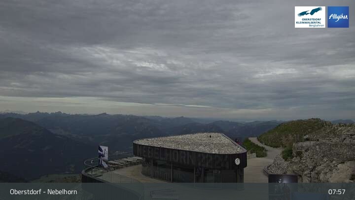 Archiv Foto Webcam 400-Gipfel-Fernblick am Nebelhorn in Oberstdorf