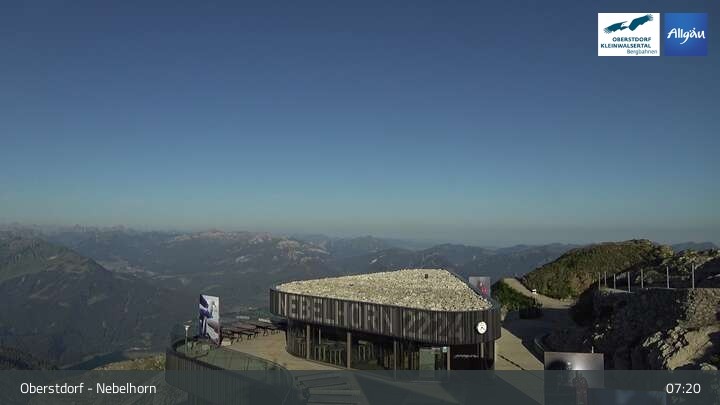 Archiv Foto Webcam 400-Gipfel-Fernblick am Nebelhorn in Oberstdorf