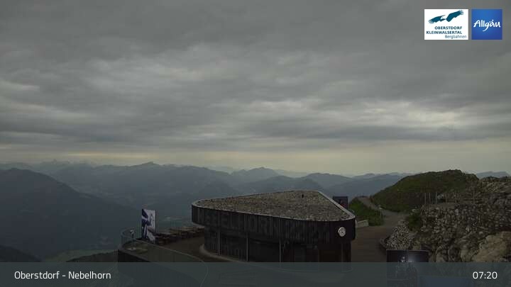 Archiv Foto Webcam 400-Gipfel-Fernblick am Nebelhorn in Oberstdorf