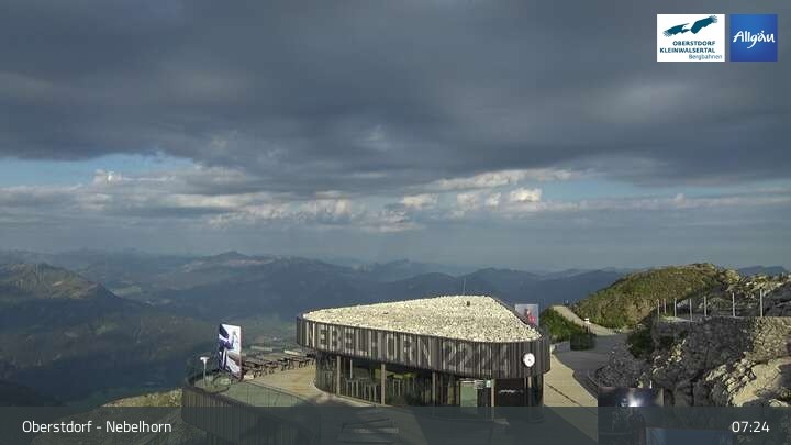 Archiv Foto Webcam 400-Gipfel-Fernblick am Nebelhorn in Oberstdorf