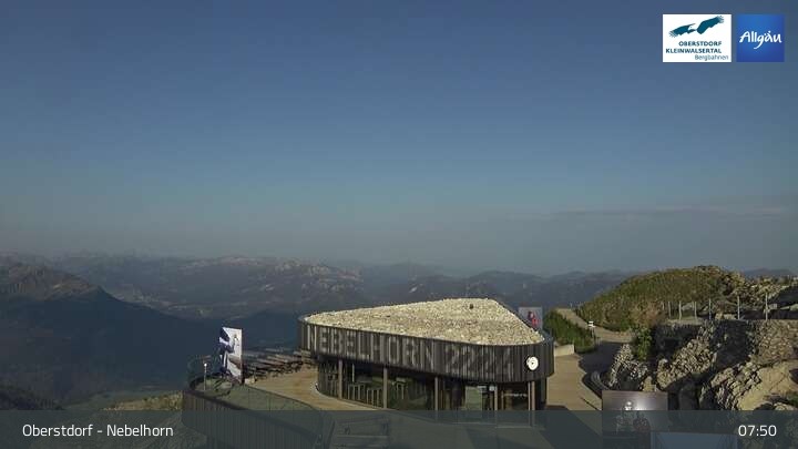 Archived image Webcam View from Nebelhorn in Oberstdorf