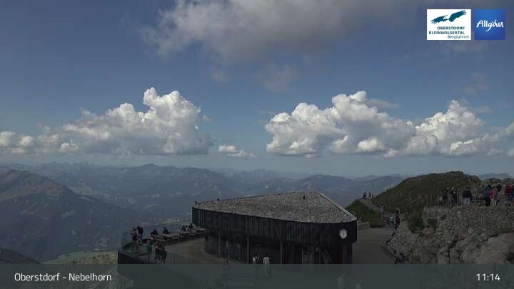 Archiv Foto Webcam 400-Gipfel-Fernblick am Nebelhorn in Oberstdorf