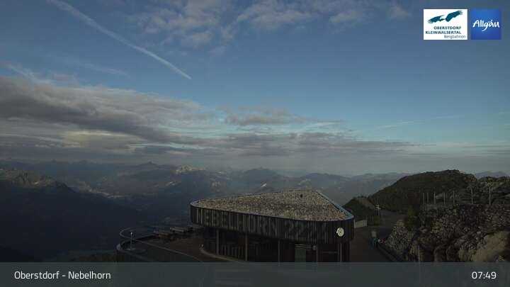 Archiv Foto Webcam 400-Gipfel-Fernblick am Nebelhorn in Oberstdorf