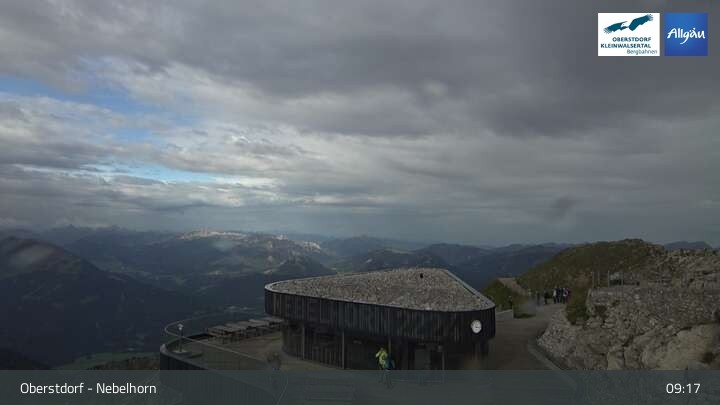 Archiv Foto Webcam 400-Gipfel-Fernblick am Nebelhorn in Oberstdorf