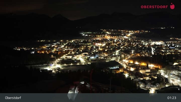Archiv Foto Webcam Aussicht auf Oberstdorf von der Ski-Schanze