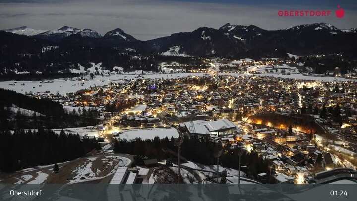 Archiv Foto Webcam Aussicht auf Oberstdorf von der Ski-Schanze