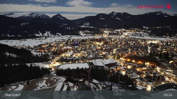 Archiv Foto Webcam Aussicht auf Oberstdorf von der Ski-Schanze