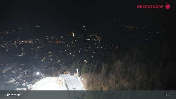 Archiv Foto Webcam Aussicht auf Oberstdorf von der Ski-Schanze