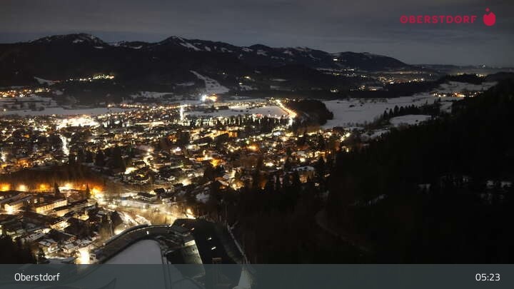 Archiv Foto Webcam Aussicht auf Oberstdorf von der Ski-Schanze