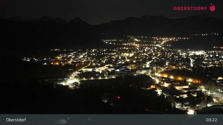 Archived image Webcam View at Oberstdorf city