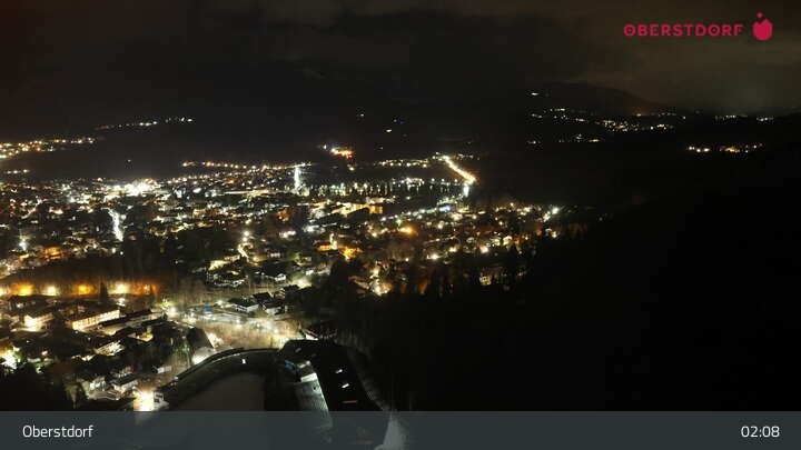 Archiv Foto Webcam Aussicht auf Oberstdorf von der Ski-Schanze