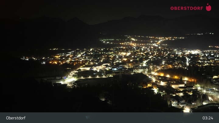 Archived image Webcam View at Oberstdorf city