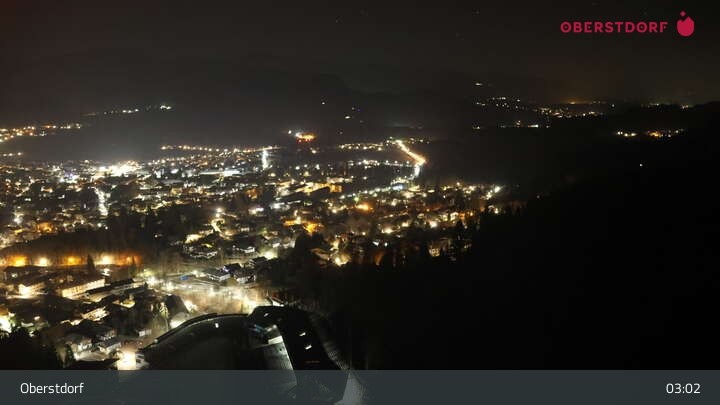 Archiv Foto Webcam Aussicht auf Oberstdorf von der Ski-Schanze