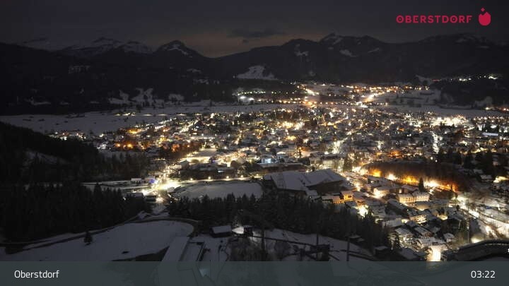 Archiv Foto Webcam Aussicht auf Oberstdorf von der Ski-Schanze