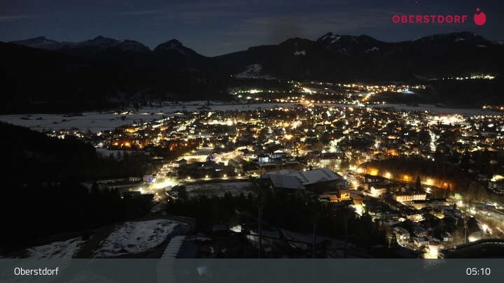 Archiv Foto Webcam Aussicht auf Oberstdorf von der Ski-Schanze