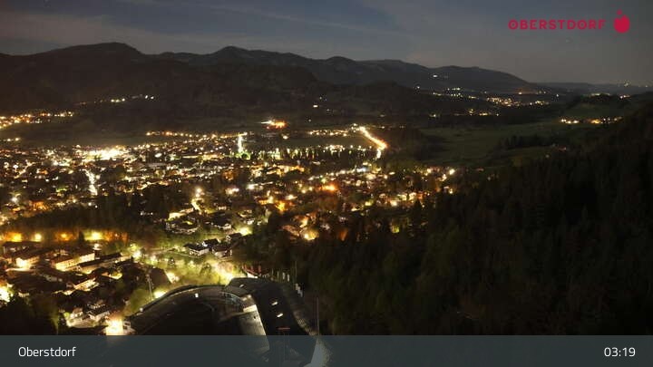 Archiv Foto Webcam Aussicht auf Oberstdorf von der Ski-Schanze