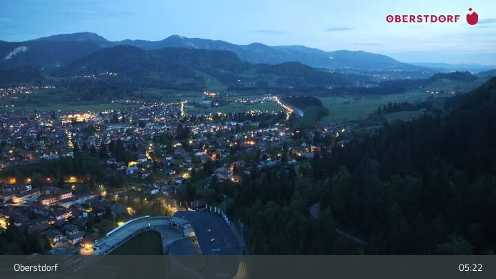 Archiv Foto Webcam Aussicht auf Oberstdorf von der Ski-Schanze