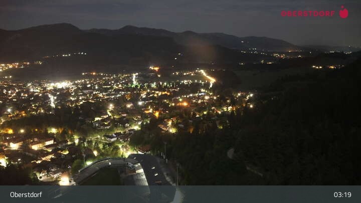 Archiv Foto Webcam Aussicht auf Oberstdorf von der Ski-Schanze