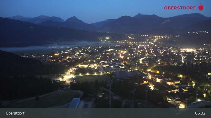 Archiv Foto Webcam Aussicht auf Oberstdorf von der Ski-Schanze