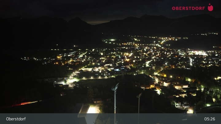 Archiv Foto Webcam Aussicht auf Oberstdorf von der Ski-Schanze