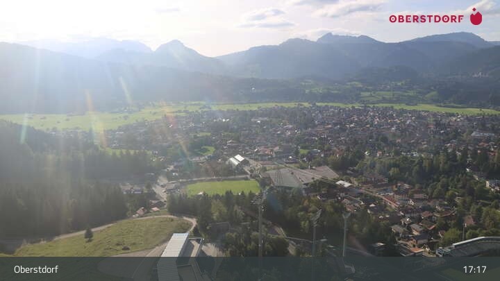 Archived image Webcam View at Oberstdorf city