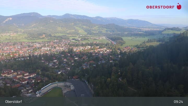 Archiv Foto Webcam Aussicht auf Oberstdorf von der Ski-Schanze