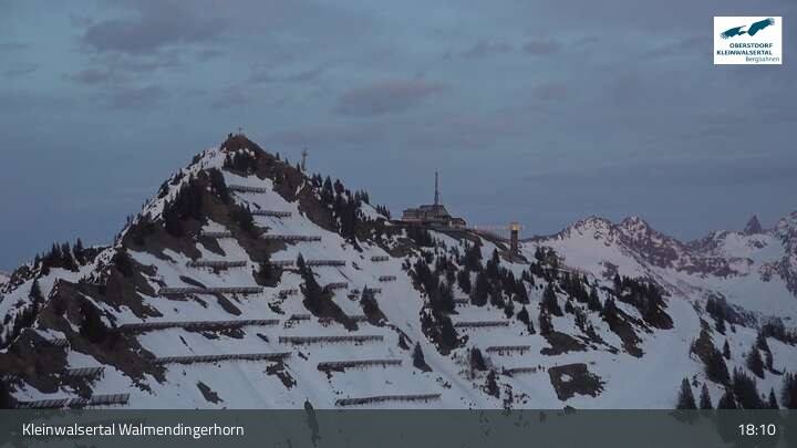 Archiv Foto Webcam Walmendingerhorn Kleinwalsertal