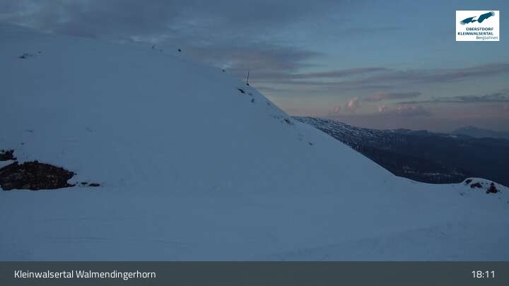 Archiv Foto Webcam Walmendingerhorn Kleinwalsertal