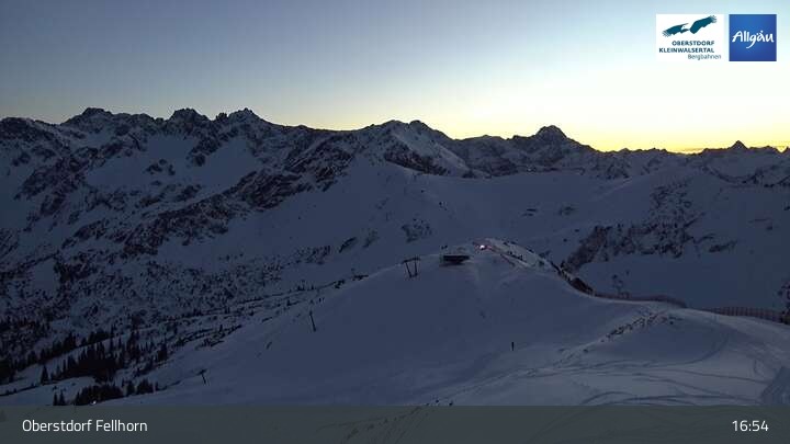 Archiv Foto Webcam Fellhorn - Gipfelstation