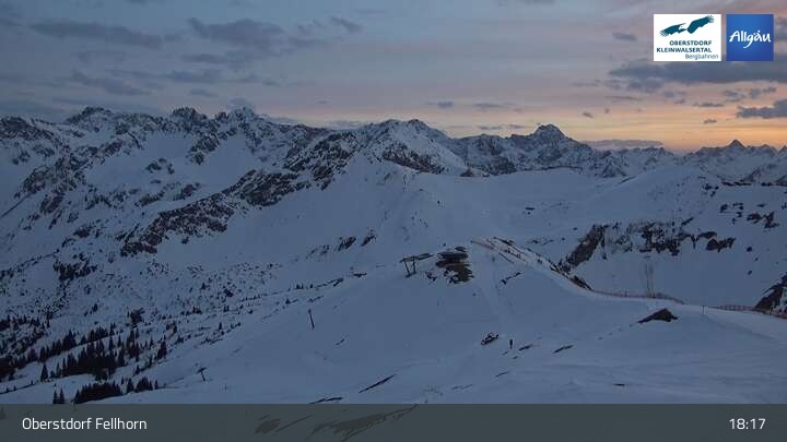 Archived image Webcam Fellhorn - Top Station