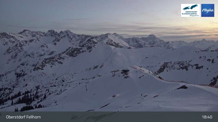 Archiv Foto Webcam Fellhorn - Gipfelstation