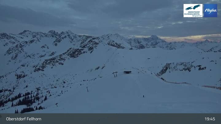 Archived image Webcam Fellhorn - Top Station