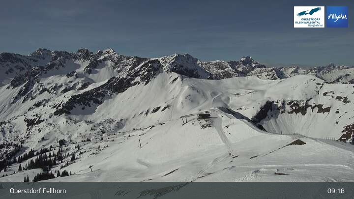 Archiv Foto Webcam Fellhorn - Gipfelstation