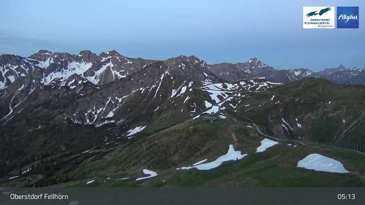 Archived image Webcam Fellhorn - Top Station