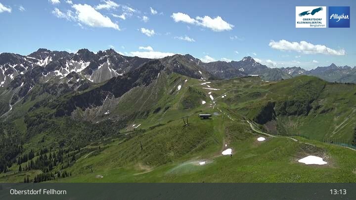 Archiv Foto Webcam Fellhorn - Gipfelstation