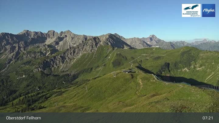 Archived image Webcam Fellhorn - Top Station