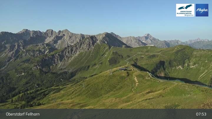 Archived image Webcam Fellhorn - Top Station